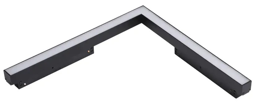 LED svietidlo do lišty Alfa Saga Track Magnetic Corner A 24W 4000K čierne