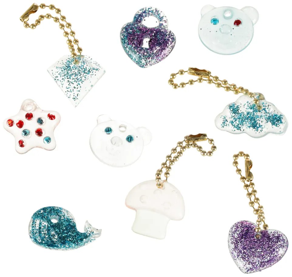 KIK Kreatívna súprava Magic Box UV - výroba šperkov pre deti, UV lepidlo 90 s