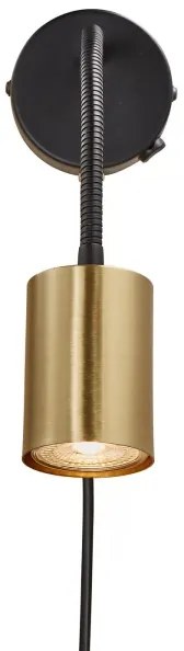 Nordlux - Nástenné svietidlo EXPLORE 1xGU10/7W/230V mosadz