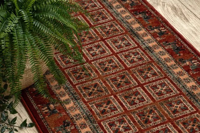 Behúň KASHQAI 4301/300 terakota / zelený