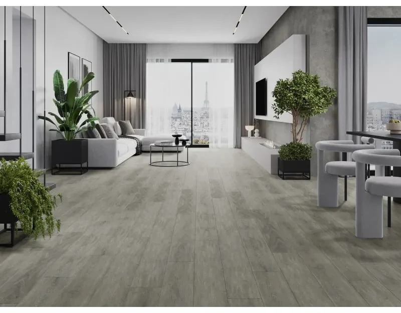 Mexen Redmond, vinylová podlaha 1240x182 mm SPC 6,5 mm, IXPE 1,5 mm, 4-stranná V-drážka, dub, F1027-1240-182-505-4V1-01