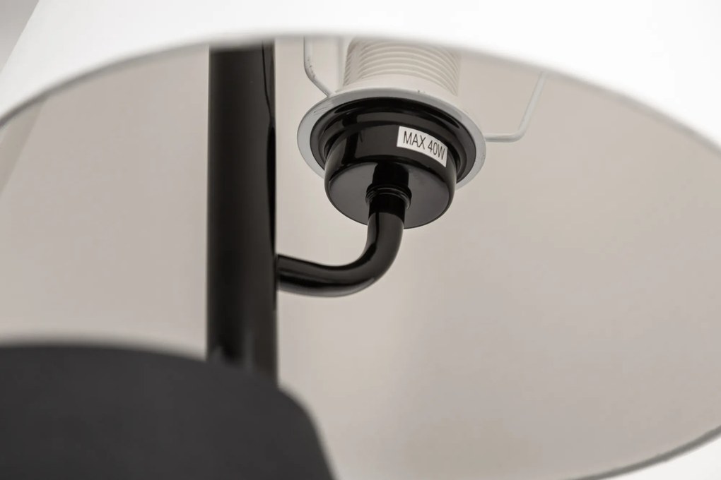 Stojacia lampa Levels 163cm čierna šedá