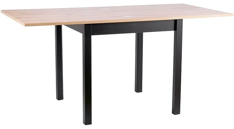 Jedálenský stôl Flip, dub artisan / čierna