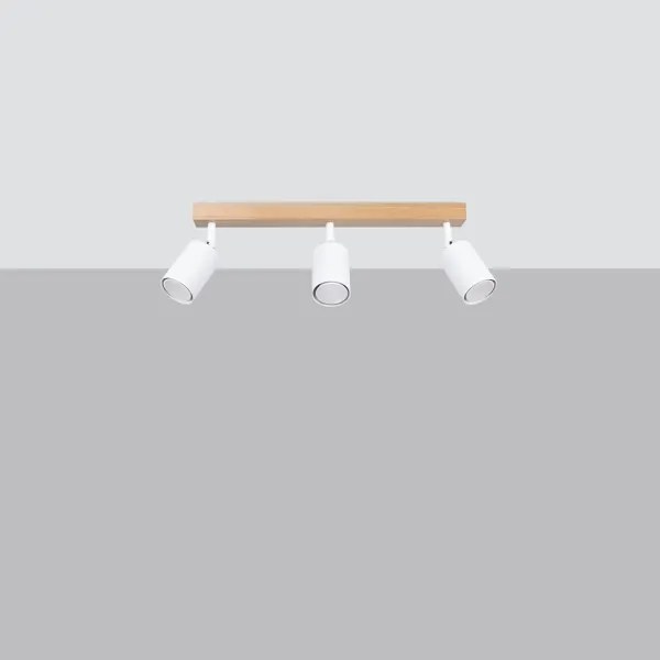 Sollux SL.1288 - Bodové svietidlo VERDO 3xGU10/10W/230V biela