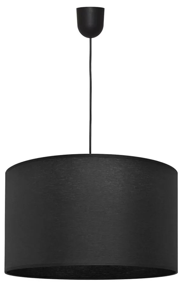 Luster na lanku ALBA 1xE27/15W/230V pr. 45 cm čierna