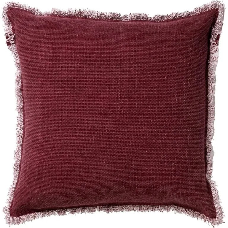 Dekoračný poťah na vankúš BURTO MERLOT 45x45 cm, vínový