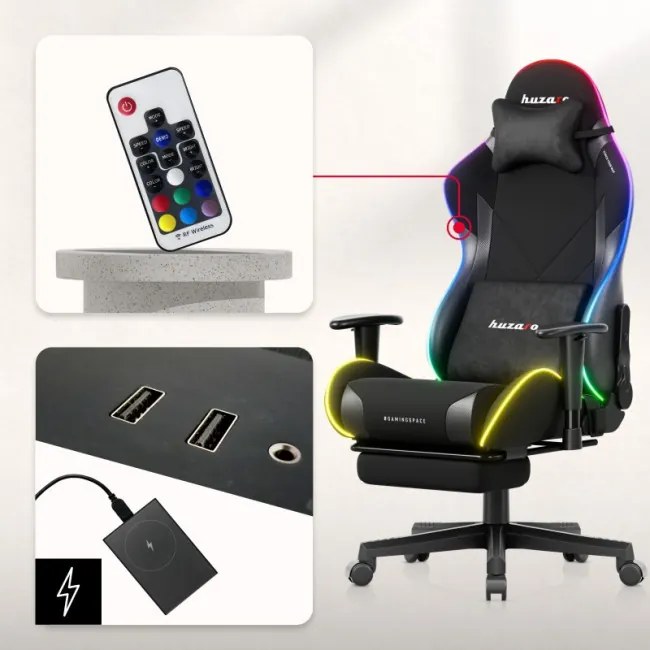 Herná stolička Force 5.7 RGB Black
