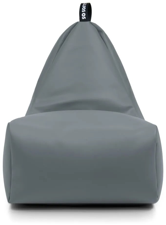 Čierny sedací vak z imitácie kože Chill XL – So Soft?