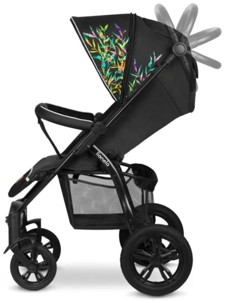 Lionelo - Športový kočík ANNET TOUR čierna/zelená