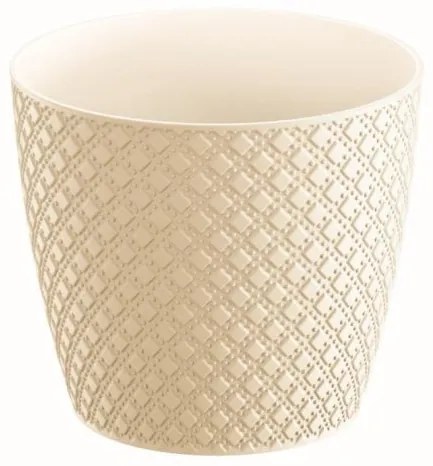 Prosperplast Kvetináč Orient krémový, varianta 21,8 cm