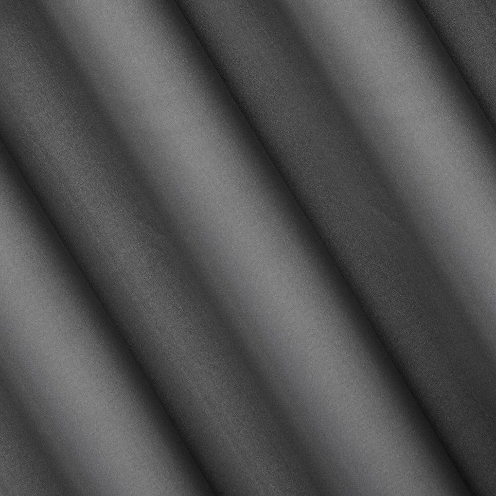 KRÁTKY ZÁVES NA KRÚŽKOCH RITA 140X175 CM GRAFITOVÁ