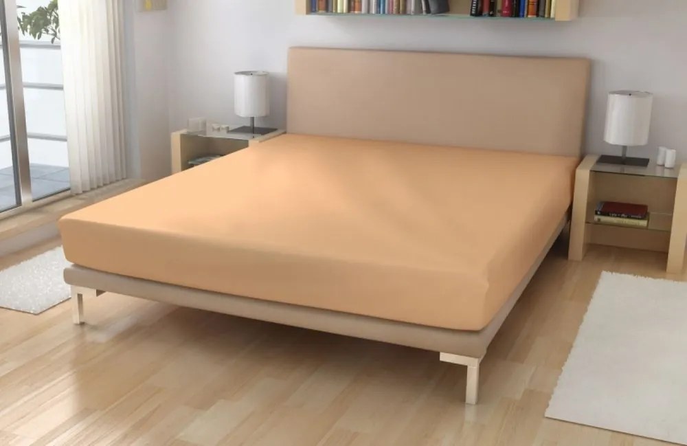 Polášek Jersey plachta s elastanom - Modrá | 90 x 200 cm