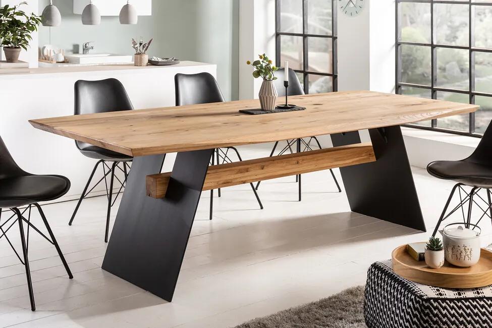 Luxusný jedálenský stôl z masívu Grand Oak Dub 200cm
