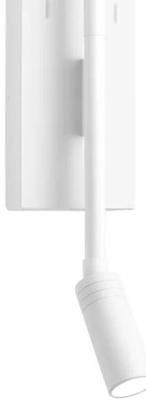 LED nástenné svietidlo TORCH LED/6W/230V + LED/3W biele