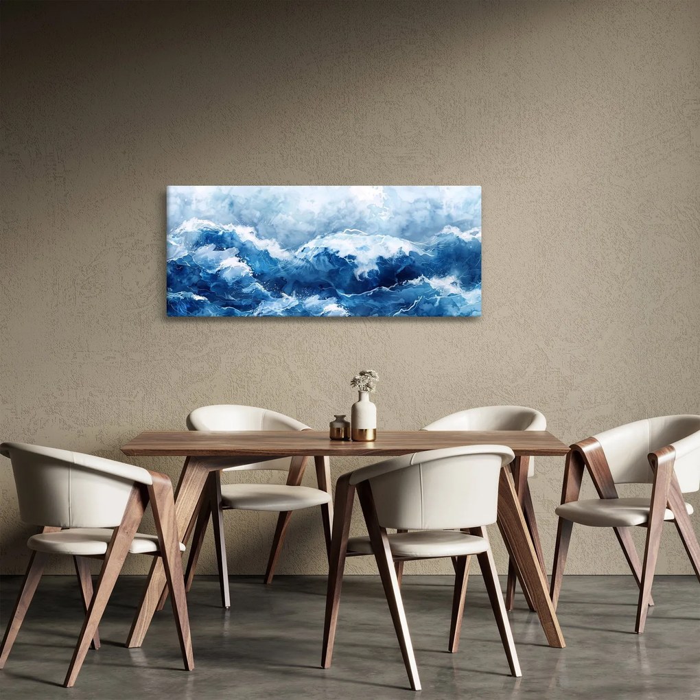 Obraz - Ilustrácia mora (120x50 cm)