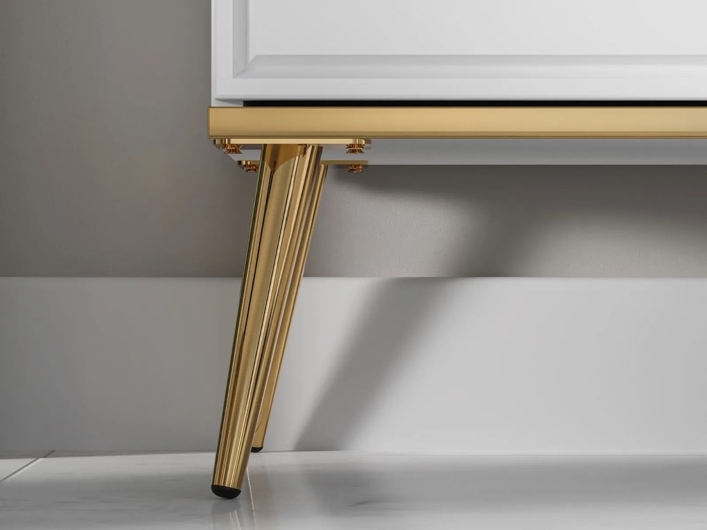 TV STOLÍK BELLINI BIELY VYSOKÝ LESK 160 cm