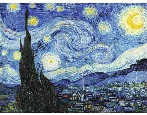 Obraz na plátne Van Gogh The Starry Night 77x57 cm