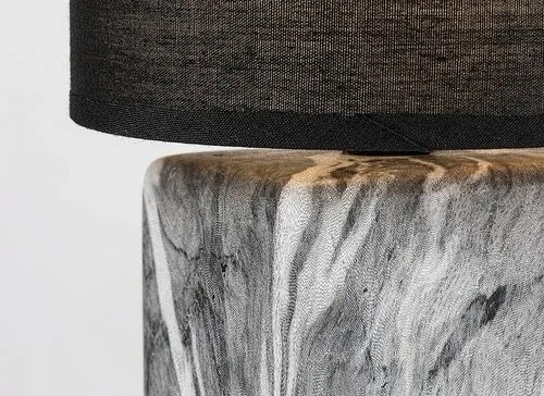 Rabalux 74068 stolná lampa Nalisa, hranatá, čierna