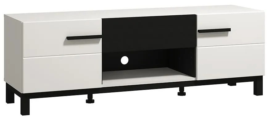 TV stolík Sarthe Biela/Čierna 11013675