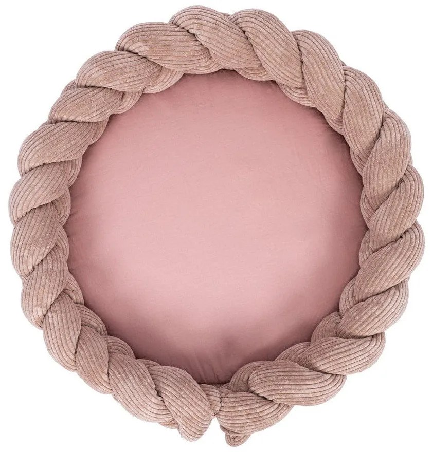 Ružové hniezdočko pre bábätko 100x100 cm – Meowbaby