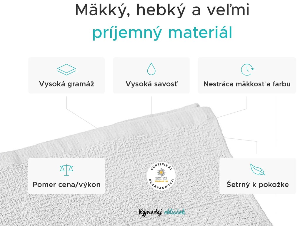 Uterák BASIC ONE 50 x 90 cm vínový, 100% bavlna