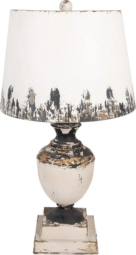 Béžová antik kovová stolná lampa Florence - Ø 32*60 cm E27/max 1*60W