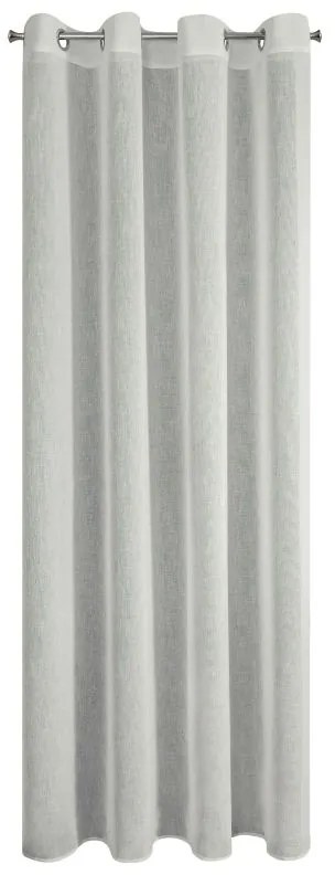 Krémová záclona na krúžkoch ALICJA 140x250 cm