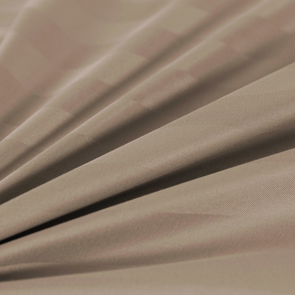 Hotelové obliečky z mikrovlákna JASMINE béžové - prúžok 2 cm, hotelové obálkové zapínanie Rozmer obliečky: 2 ks 70 x 90 cm | 200 x 220 cm