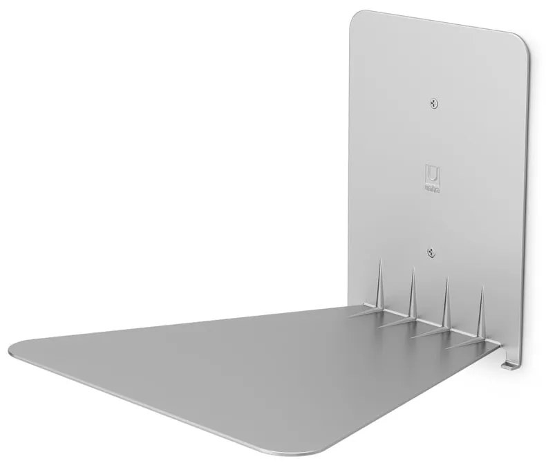 Kovové police v súprave 3 ks v striebornej farbe 18 cm Conceal – Umbra