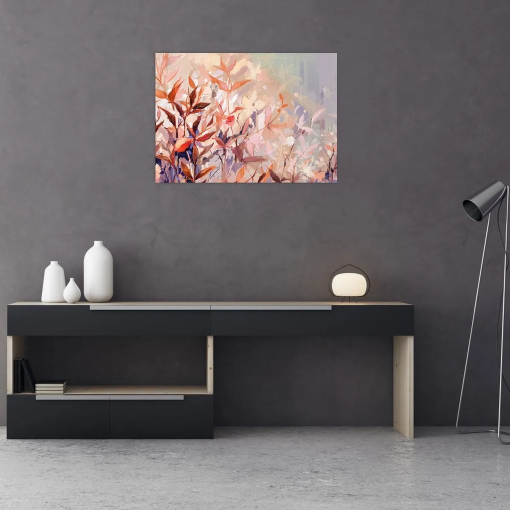 Obraz - Maľba pastelová jeseň (70x50 cm)