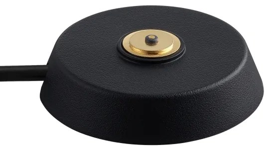 Nordlux - LED Stmievateľná nabíjacia stolná lampa ELLEN LED/2,8W/3,7V IP44 čierna