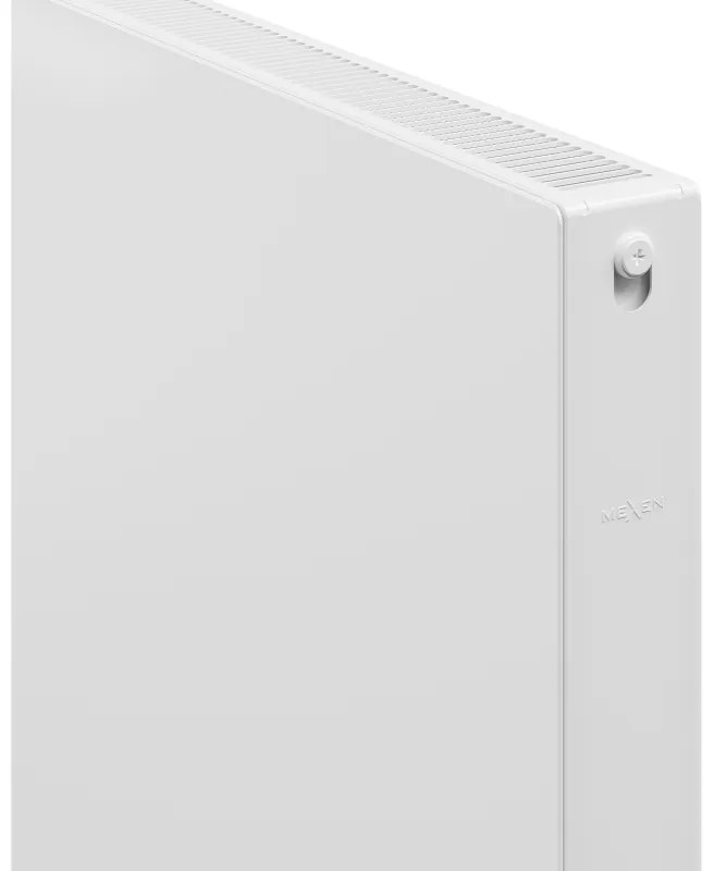 Mexen, Mexen Flat CF21 panelový radiátor 500 x 1500 mm, bočné pripojenie, 1512 W, biely - W421F-050-150-00