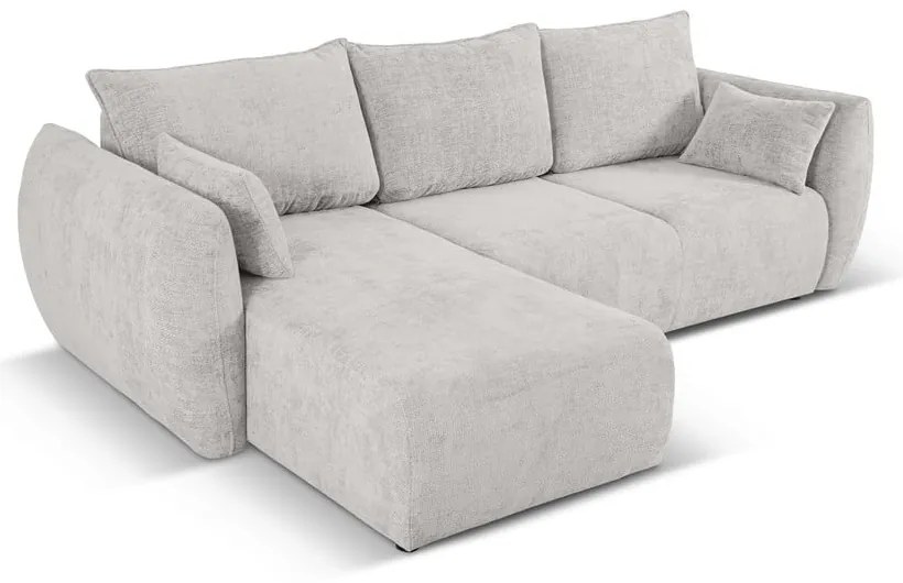 Svetlosivá rohová pohovka (ľavý roh) Matera – Cosmopolitan Design