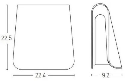 Zambelis E245 - LED Vonkajšie nástenné svietidlo LED/6W/230V IP54 antracit