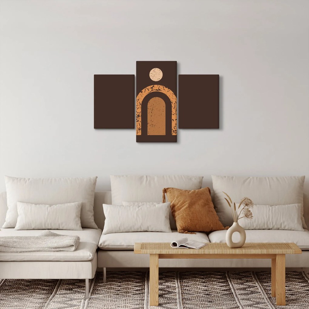Obraz - Oranžové oblúky N⁰3 (90x60 cm)