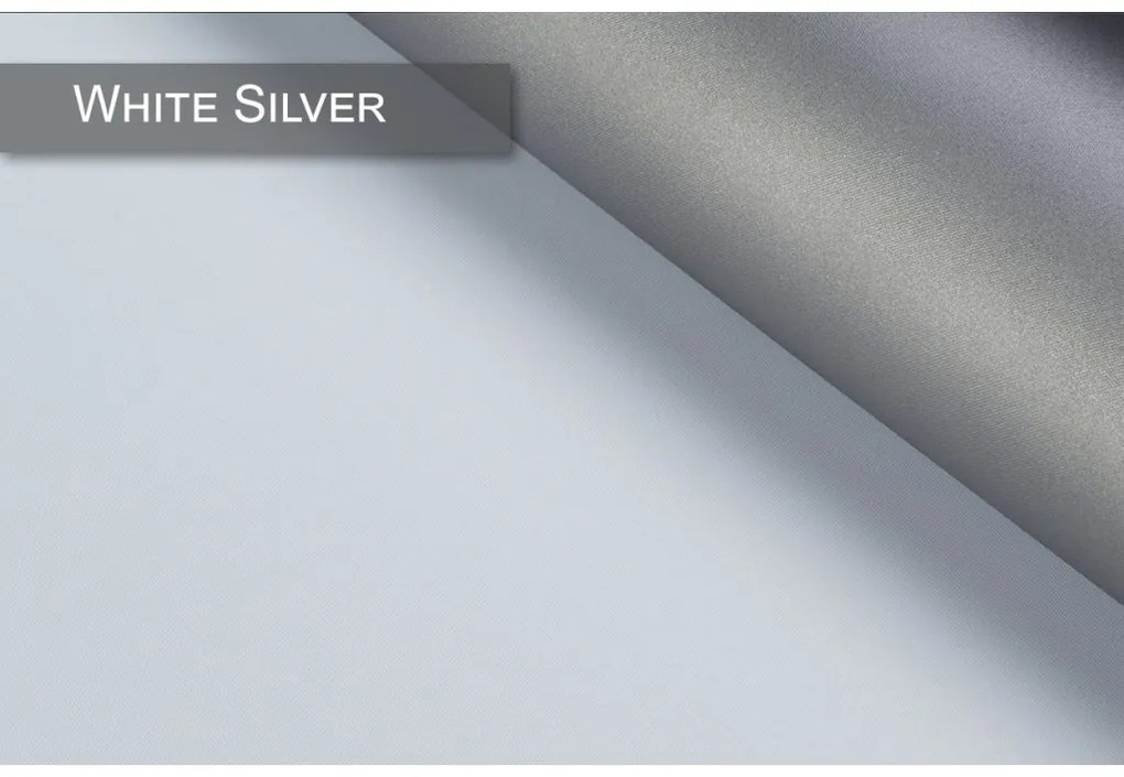 Dekodum Termoizolačná roleta v bielej kazete, farba látky White Silver Šířka (cm): 75, Dĺžka (cm): 150, Strana mechanizmu: Práva