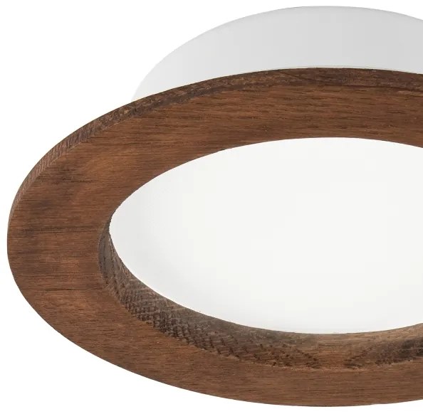 LED Podhľadové svietidlo WOODY SPOT LED/12,5W/230V 4000K čerešňa Ø16 cm
