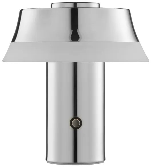 Brilliant - LED dotyková stmievateľná nabíjateľná stolná lampa KINICH LED/2,5W/5V 2700K lesklý chróm