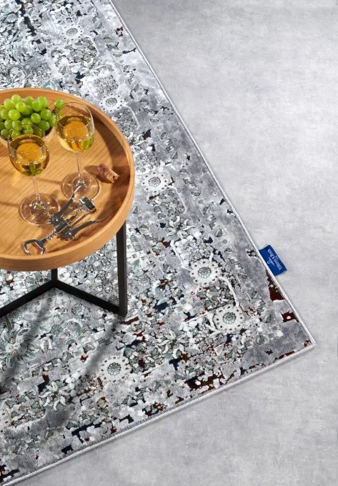 Koberec Villeroy & Boch Kollektion 1809 Helen svetlosivý / viacfarebný