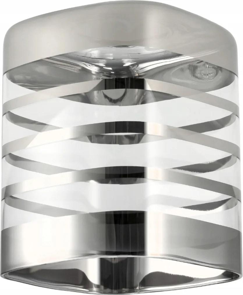 Sklenené tienidlo OBDĹŽNIKOVÉ HORIZONTÁLNE PRUHY