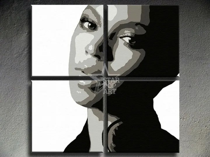 Ručne maľovaný POP Art obraz BEYONCÉ