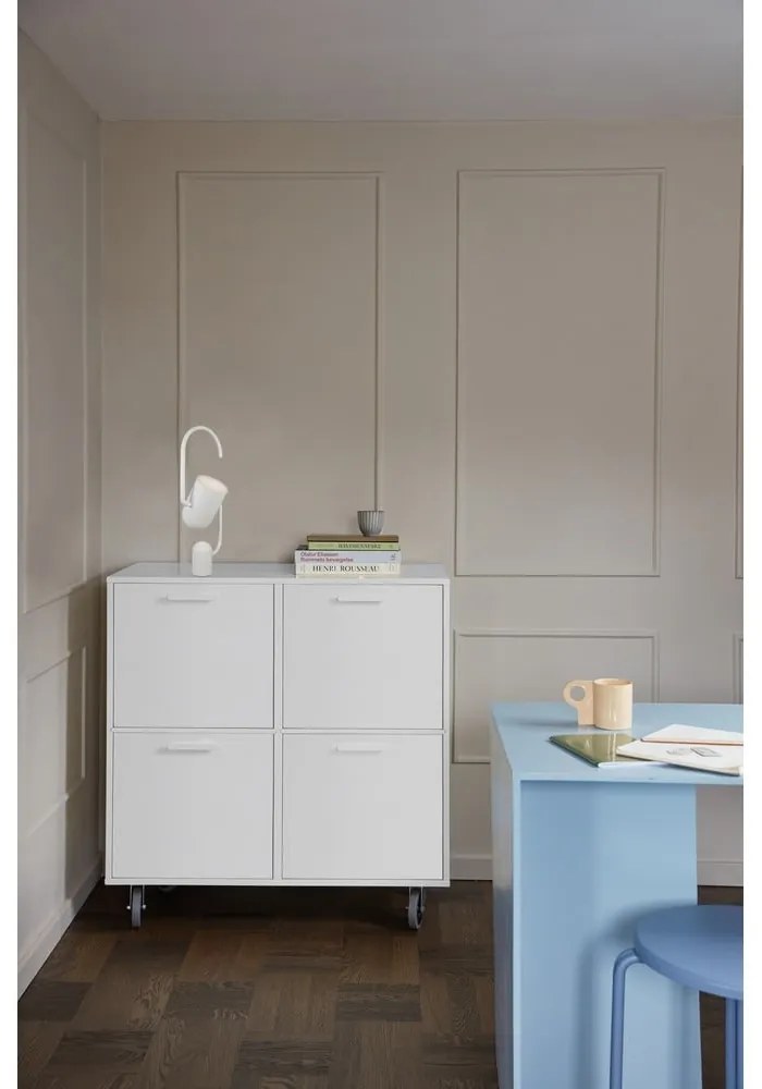 Biela nízka komoda 89x82 cm Keep by Hammel - Hammel Furniture