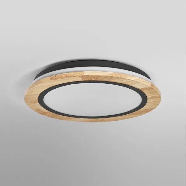 Ledvance - LED Stmievateľné stropné svietidlo SMART+ ORBIS WOOD LED/24W/230V Wi-Fi