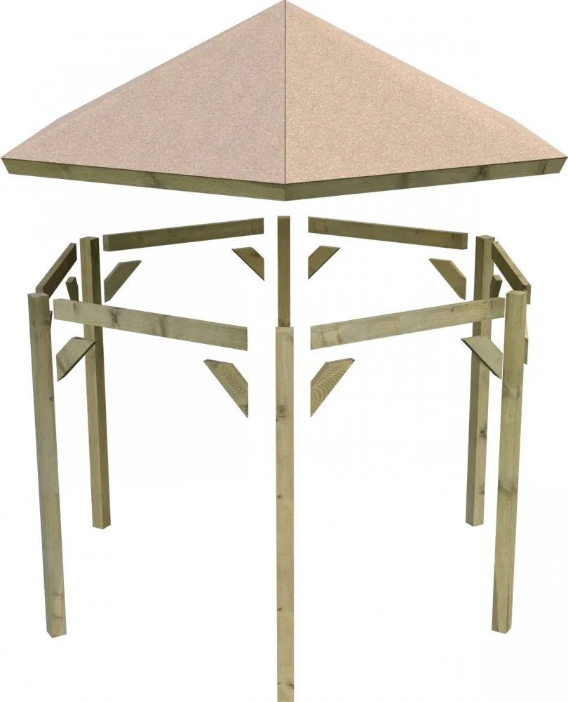 Záhradný altánok LISABON 2,99x2,6 m Lanitplast