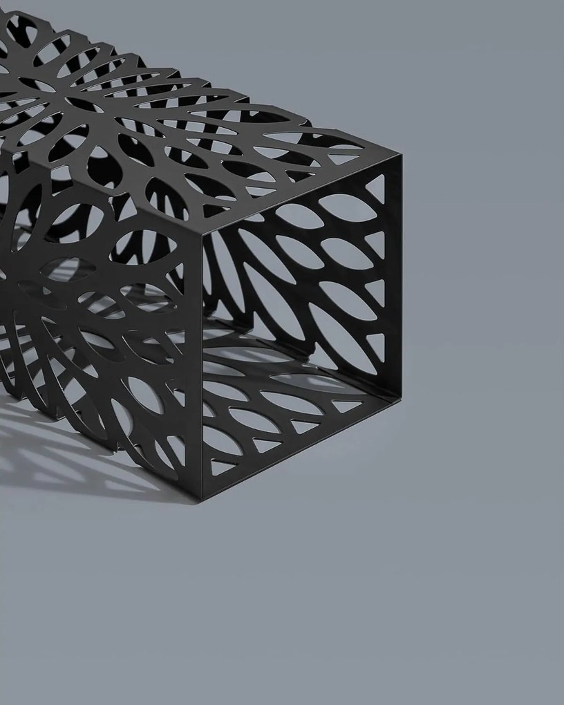 Stojan na dáždniky, držiak na dáždniky, oceľový, čierny