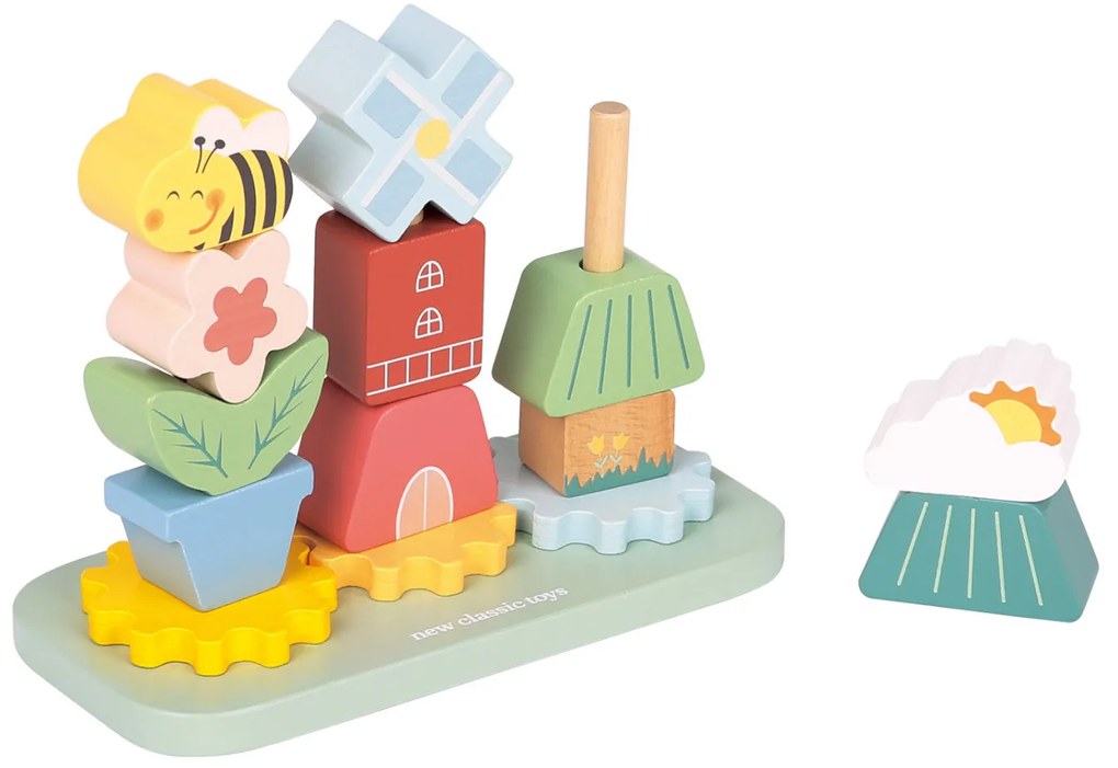 Stohovacia hračka - mlynská záhradka