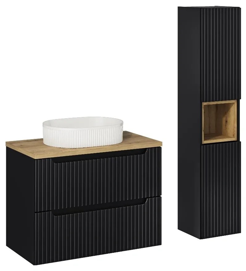 Umývadlo na dosku BEYOND 3 56 cm biele