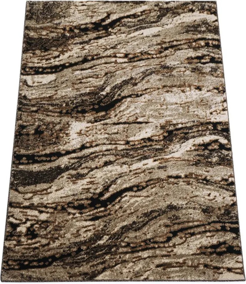 Koberec Miami Plus 0303 béžový – obdĺžnikový vzorovaný koberec Rozmer: 120x180 cm