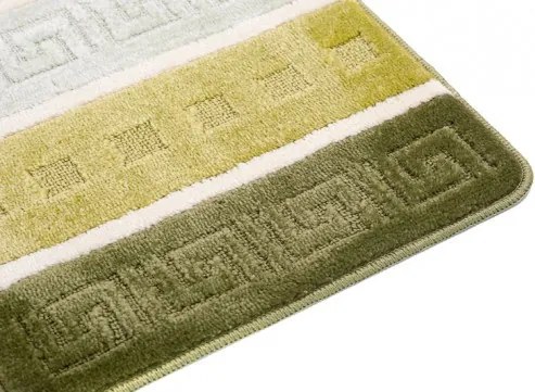 Sada kúpeľňových koberčekov MULTI B5016 grécky, zelený