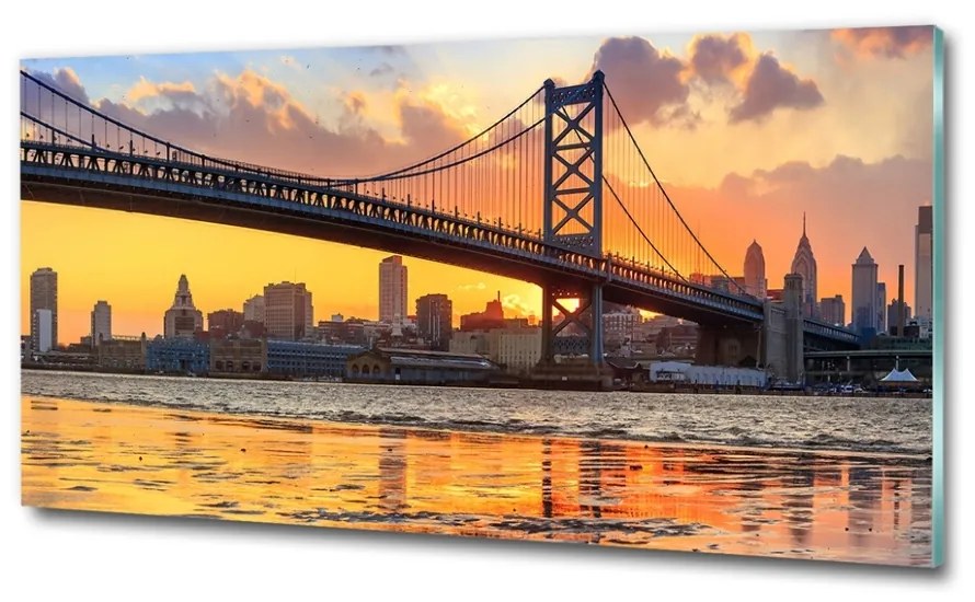 Foto-obraz fotografie na skle most Filadelfie osh-62216619